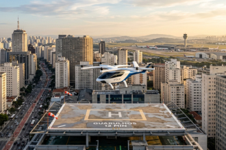 eVTOL pode ligar São Paulo ao Aeroporto de Guarulhos em cerca de 12 minutos: o que muda para a cidade